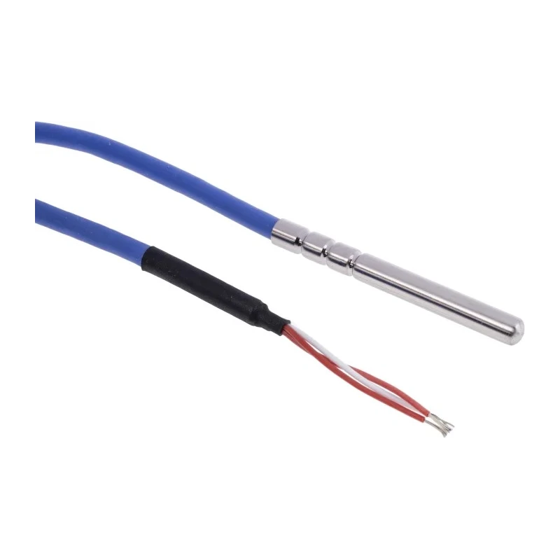 RS PRO PT100 RTD Sensor 6 mm Dia, 60 mm Long, 3 Wire, Class A Accuracy, Silicone Insulation, 200 °C Max PT100