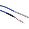 RS PRO PT100 RTD Sensor 6 mm Dia, 60 mm Long, 3 Wire, Class A Accuracy, Silicone Insulation, 200 °C Max PT100