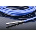 RS PRO PT100 RTD Sensor 6 mm Dia, 60 mm Long, 3 Wire, Class A Accuracy, Silicone Insulation, 200 °C Max PT100