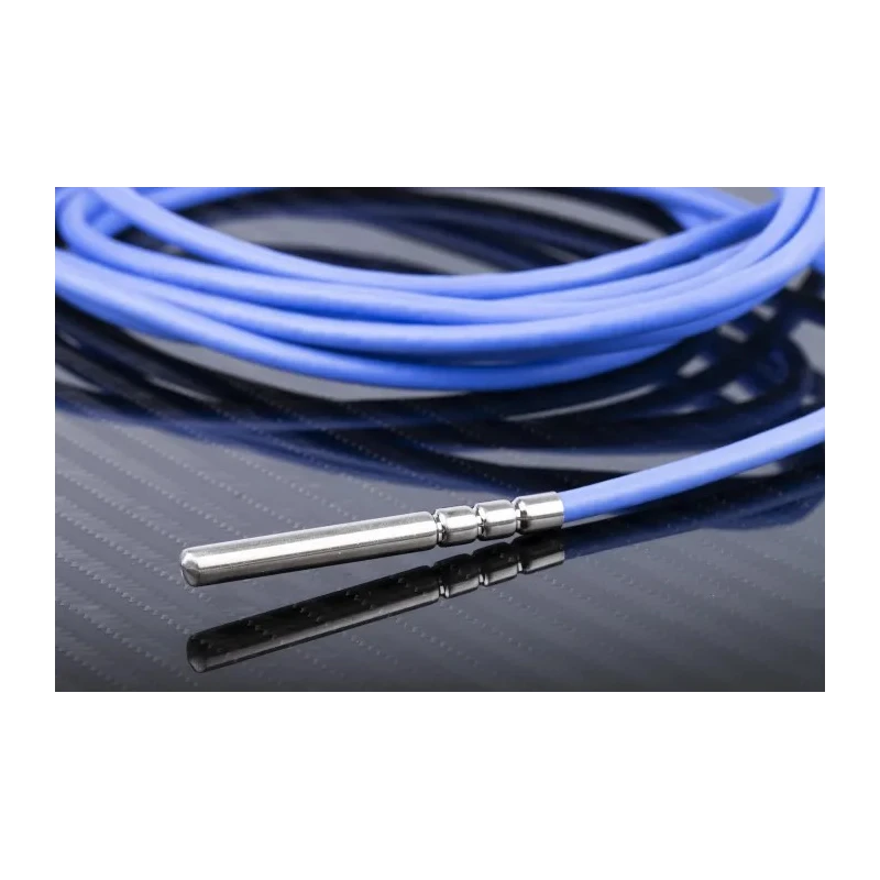 RS PRO PT100 RTD Sensor 6 mm Dia, 60 mm Long, 3 Wire, Class A Accuracy, Silicone Insulation, 200 °C Max PT100