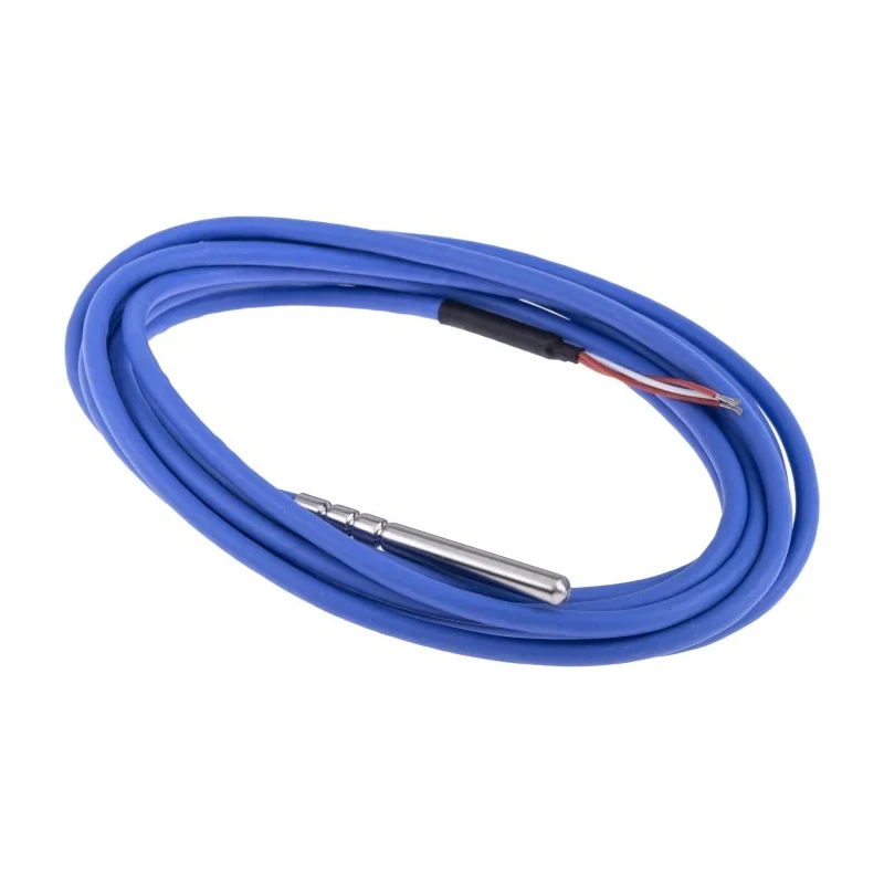RS PRO PT100 RTD Sensor 6 mm Dia, 60 mm Long, 3 Wire, Class A Accuracy, Silicone Insulation, 200 °C Max PT100
