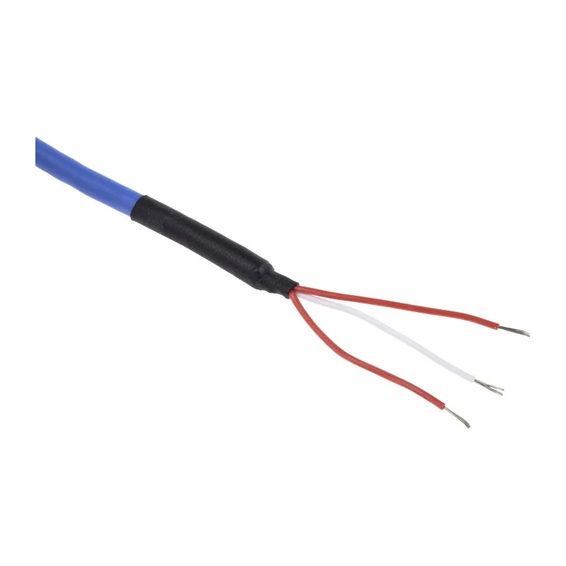 RS PRO PT100 RTD Sensor 6 mm Dia, 60 mm Long, 3 Wire, Class A Accuracy, Silicone Insulation, 200 °C Max PT100