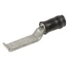 TE Connectivity Hooked PIDG Insulated Crimp Blade Terminal 13 mm Blade Length, 22 AWG to 16 AWG, Black 151467