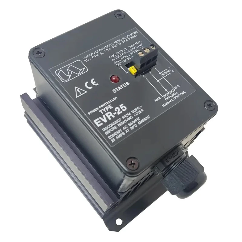 United Automation AC Phase Angle/Burst Fire Power Regulator Stack 600 V, 25 A 250 A EVR-25PA