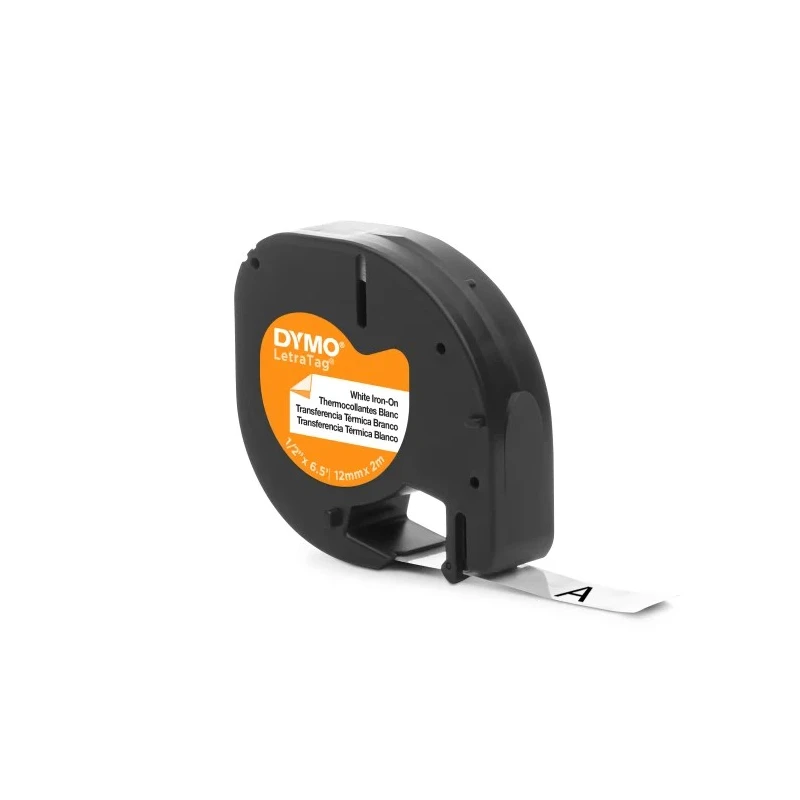 Dymo Black on White Label Printer Tape 12 mm Width 2 m Length S0718850