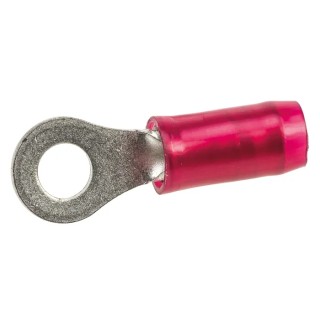 TE Connectivity PIDG Insulated Ring Terminal M3.5 Stud Size 22 AWG to 16 AWG Wire Size Red 36151