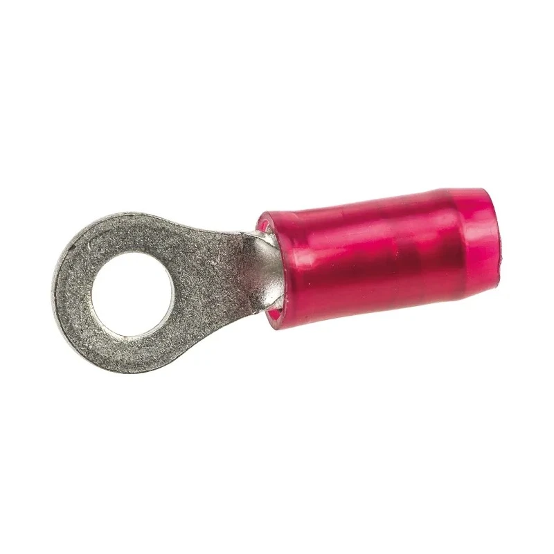 TE Connectivity PIDG Insulated Ring Terminal M3.5 Stud Size 22 AWG to 16 AWG Wire Size Red 36151