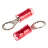 TE Connectivity PIDG Insulated Ring Terminal M4.5 Stud Size, 22 AWG to 16 AWG Wire Size, Red 36153