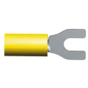TE Connectivity PIDG Insulated Fork Terminal Nylon Yellow 12 AWG to 10 AWG M4 Stud Size 27.81mm Length 32588