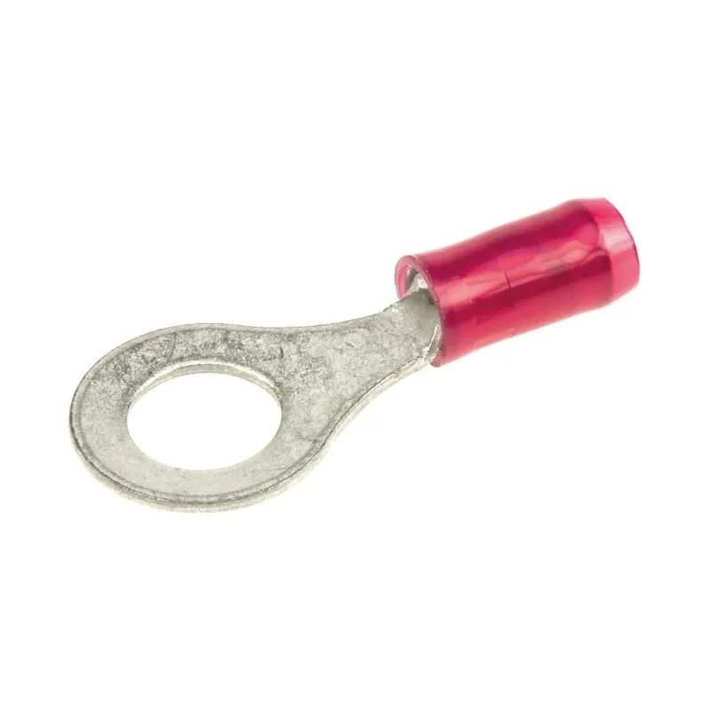 TE Connectivity PIDG Insulated Ring Terminal M6 Stud Size 22 AWG 16 AWG Wire Size Red 320571