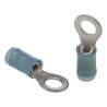 TE Connectivity PIDG Insulated Ring Terminal, M4.5 Stud Size, 16 AWG 14 AWG Wire Size, Blue 320574
