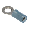 TE Connectivity PIDG Insulated Ring Terminal, M4.5 Stud Size, 16 AWG 14 AWG Wire Size, Blue 320574