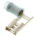 TE Connectivity PIDG FASTON .250 Blue Insulated Female Spade Connector, Crimp, 6.35 x 0.81 mm Tab Size 16 AWG to 14 156666-1