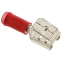 TE Connectivity PIDG FASTON .250 Red Insulated Female Spade Connector Crimp 6.35 x 0.81 mm Tab Size 160834-2