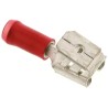 TE Connectivity PIDG FASTON .250 Red Insulated Female Spade Connector Crimp 6.35 x 0.81 mm Tab Size 160834-2
