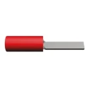 TE Connectivity PIDG Insulated Crimp Blade Terminal Red 12 mm Blade Length, 22 AWG to 16 AWG 150730