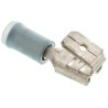 RS PRO PIDG FASTON .250 Blue Insulated Female Spade Connector, Crimp, 6.35 x 0.81 mm Tab Size 16 AWG to 14 AWG 9-160463-2