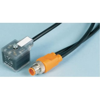 Lumberg Automation Sensor Actuator Cable Male 4 way DIN 43650 Form A to Female 5 way Straight 24V ASB 2-VAD 2B-1-3-226/1MP7