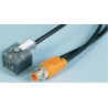Lumberg Automation Sensor Actuator Cable Male 4 way DIN 43650 Form A to Female 5 way Straight 24V ASB 2-VAD 2B-1-3-226/1MP7