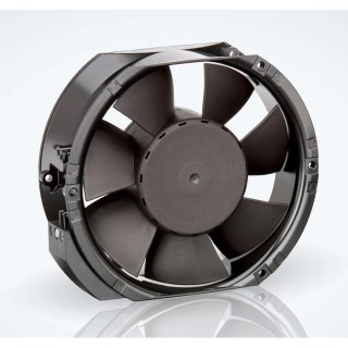 ebm-papst 6400 Series High Performance Ball Bearing Axial Fan 24V dc 26W 1.1A Max 480 m³/h IP20 150x172x51 mm