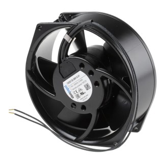 ebm-papst Axial Fan  115V AC, 47W, 385 m³/h Airflow, 2700 RPM, IP20, Ball Bearing, 150 mm Height, 55 mm Width 