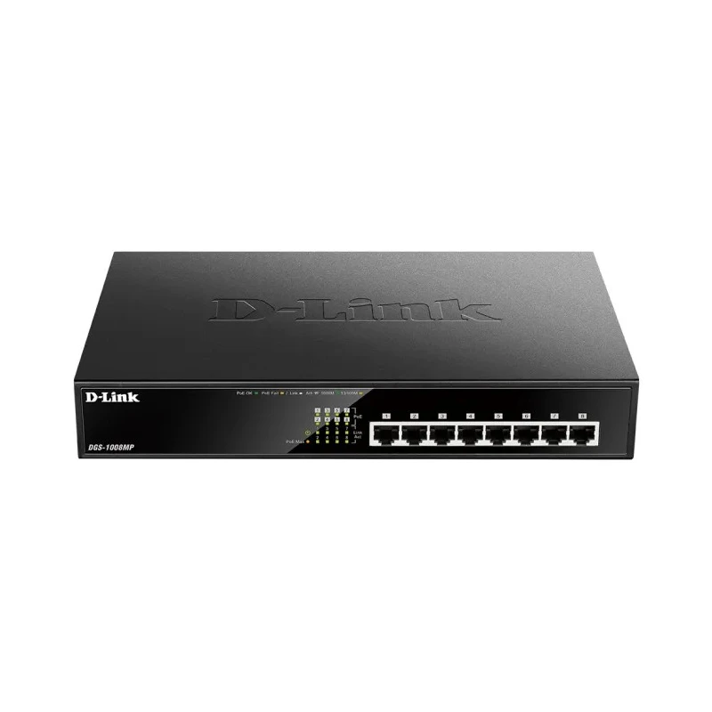 Netgear Unmanaged 8-Port Desktop Gigabit PoE+ Ethernet Switch DGS-1008MP