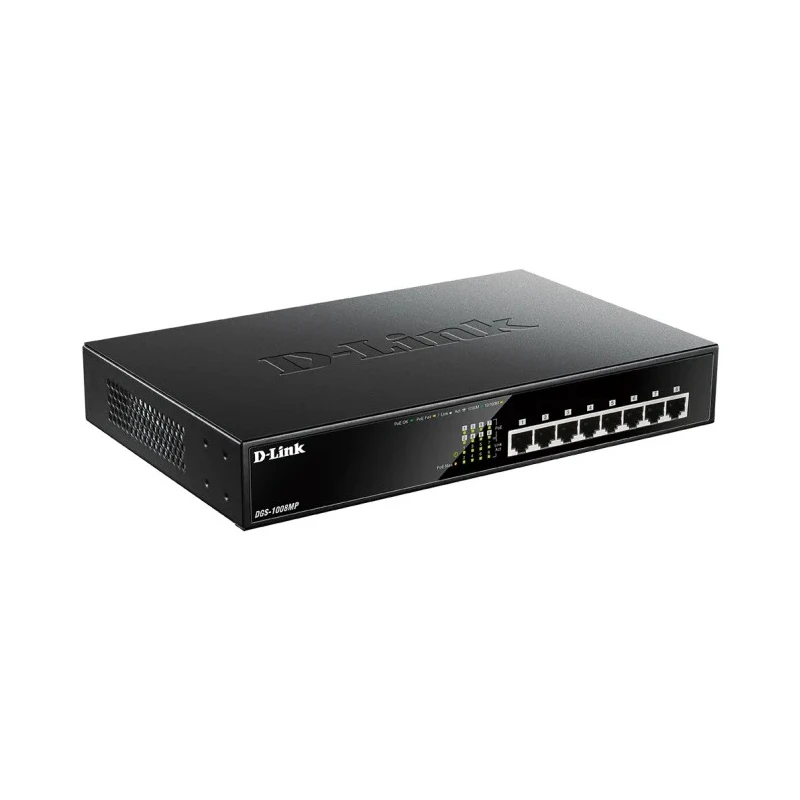 Netgear Unmanaged 8-Port Desktop Gigabit PoE+ Ethernet Switch DGS-1008MP