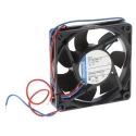ebm-papst 700 F Series Axial Fan, 12V DC, 44 m³/h Air Flow, 1.7 W Power, 5300 RPM, Sleeve Bearing, Circular Frame, 70 mm 712F