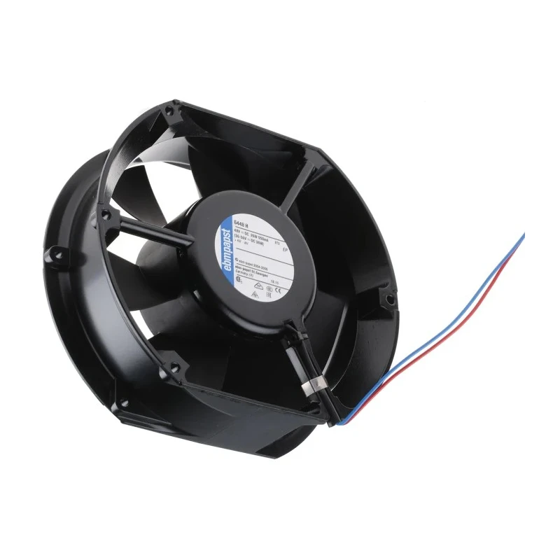 ebm-papst 6400 Series Axial Fan 48V DC 26W 480 m³/h 4000 RPM IP54 