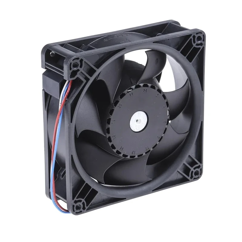 ebm-papst DV 5200 Series Axial Fan, 24V DC, 20 W, 850 mA Max, 270 m³/h Air Flow, IP68, 127mm x 127mm x 38mm 
