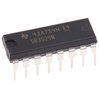 Texas Instruments 16-Pin PDIP 2-Channel Voltage Mode PWM Controller 450 kHz 40V SG3524N