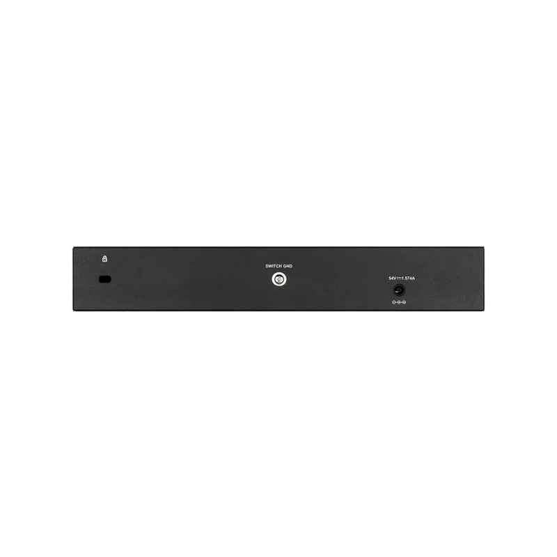 Netgear 10-Port Gigabit Smart Managed PoE Switch with 8 x 10/100/1000BASE-T PoE Ports and 2 x Gigabit SFP Ports DGS-1210-10P