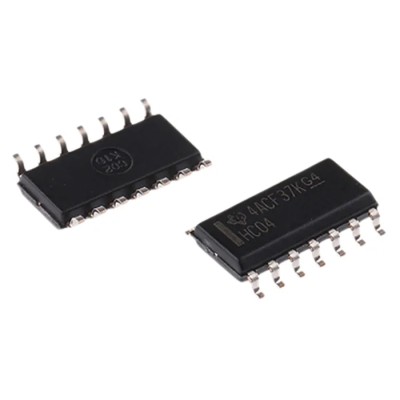 Texas Instruments Inverter Logic IC 6 Elements CMOS Push Pull Output 14-Pin SOIC SN74HC04D