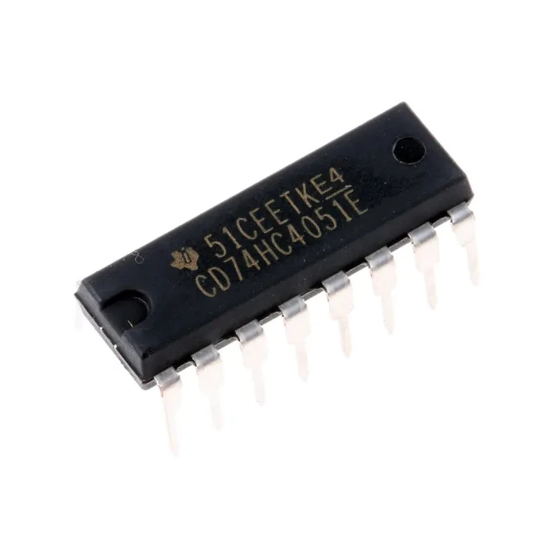 Texas Instruments Multiplexer/Demultiplexer 1 CMOS Single 8:1 16-Pin PDIP CD74HC4051E