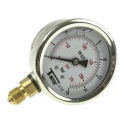 Sferaco 63 mm G 1/4 BSPT Pressure Gauge, Stainless Steel Case, 16 bar, Bottom Entry 1613007