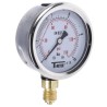 Sferaco 63 mm G 1/4 BSPT Stainless Steel Case Pressure Gauge 10 bar 1613006
