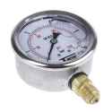 Sferaco 63 mm G 1/4 BSPT Stainless Steel Case Pressure Gauge 10 bar 1613006