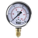 Sferaco 63 mm G 1/4 BSPT Stainless Steel Case Pressure Gauge 10 bar 1613006