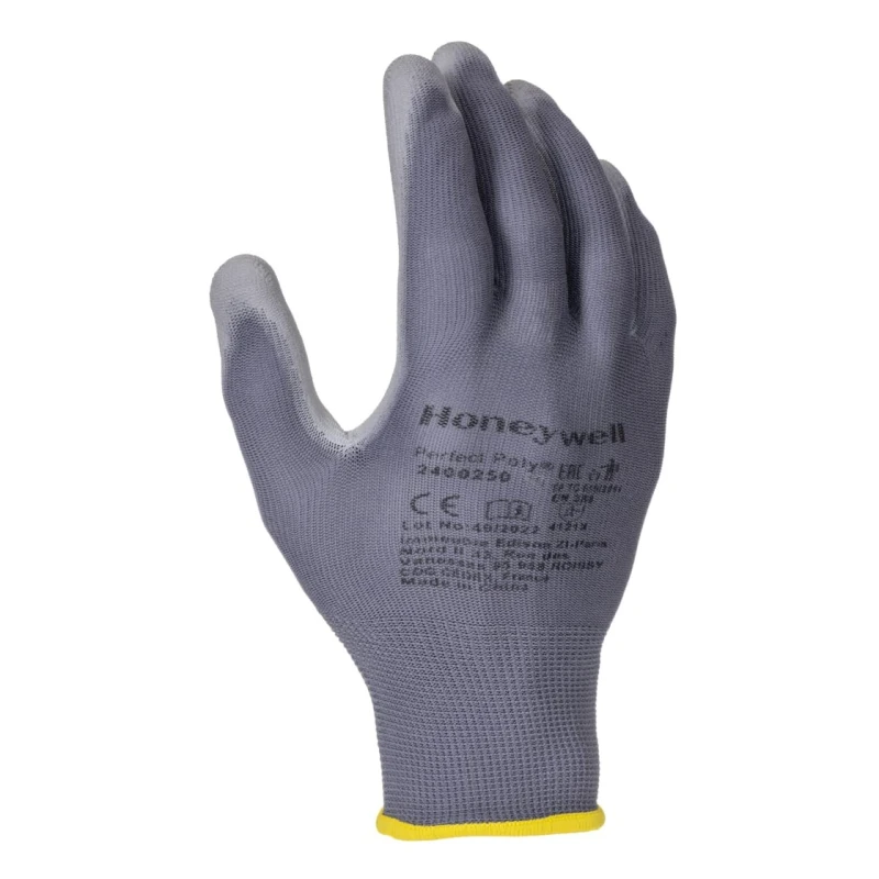 North Grey Polyamide Work Gloves Size 9 Polyurethane Coating 2400250-09