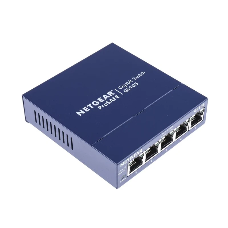 Netgear ProSAFE Unmanaged 5 Port Gigabit Ethernet Switch 1000Mbps Desktop Metal Case GS105