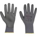 North Grey Polyamide Work Gloves Size 10 Polyurethane Coating 2400250-10