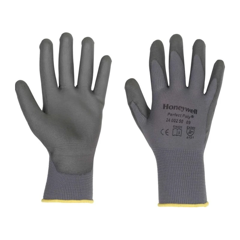 North Grey Polyamide Work Gloves Size 10 Polyurethane Coating 2400250-10