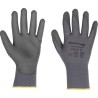 North Grey Polyamide Work Gloves Size 10 Polyurethane Coating 2400250-10