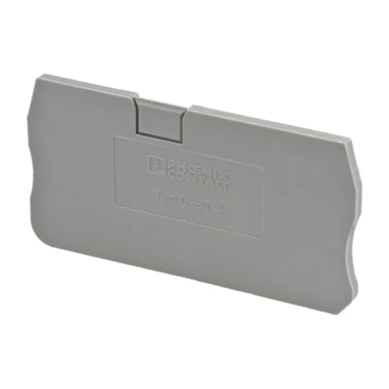 Phoenix Contact End Cover for DIN Rail Terminal Blocks Grey Polyamide D-ST 4 Series 3030420
