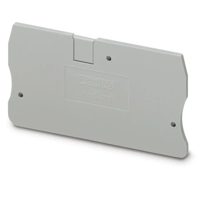 Phoenix Contact D - ST 6 Series End Cover for Use with DIN Rail Terminal Blocks 3030433