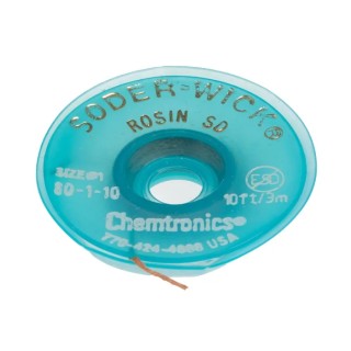 Solder Wick De-Soldering Braid 3 m Length 0.8 mm Width 80-1-10