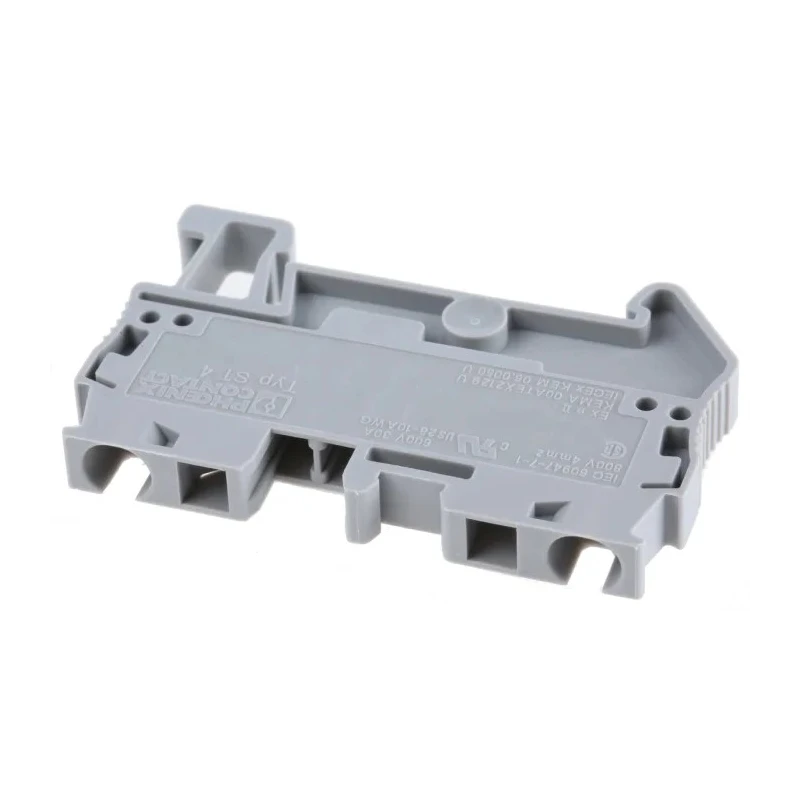 Phoenix Contact ST4 Series DIN Rail Terminal Block Grey, 0.2mm² to 6 mm², 1-Level, Spring Cage 3031364