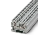 Phoenix Contact ST4 Series DIN Rail Terminal Block Grey, 0.2mm² to 6 mm², 1-Level, Spring Cage 3031364
