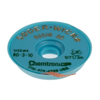 Solder Wick 3 m De-Soldering Braid, Width 2mm 80-3-10