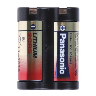 Panasonic Lithium Manganese Dioxide 6 V Camera Battery 1.4 Ah 2CR-5MEP/1B
